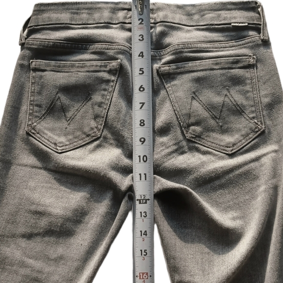 MOTHER - Looker Ankle Fray Jeans- Huntress, Gray Wash, Sold on Revolve - Picture 12 of 16